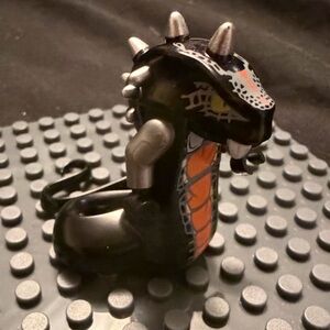 Black and Orange Snake Minifigure